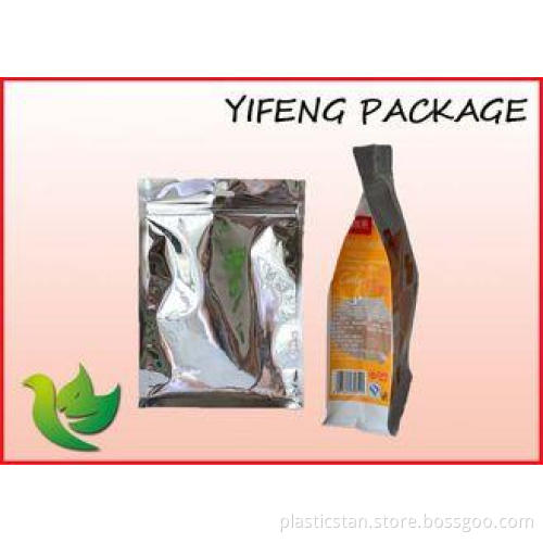 Snack Packaging Flat Bottom Pouch 9 Colors Gravure Printing